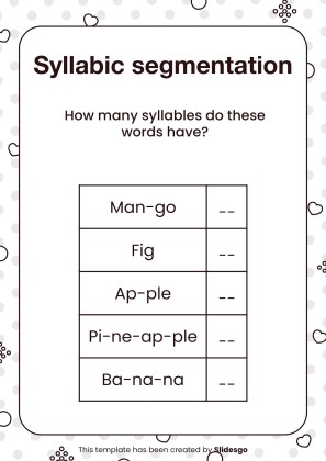 Printable Dyslexia Worksheets for Pre-K presentation template 