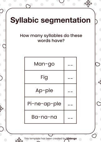 Printable Dyslexia Worksheets for Pre-K presentation template 