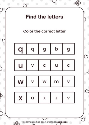 Printable Dyslexia Worksheets for Pre-K presentation template 