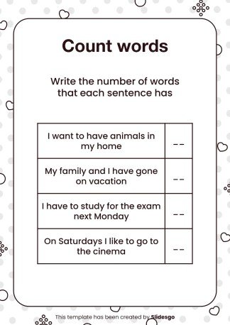 Printable Dyslexia Worksheets for Pre-K presentation template 