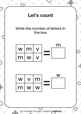Printable Dyslexia Worksheets for Pre-K presentation template 