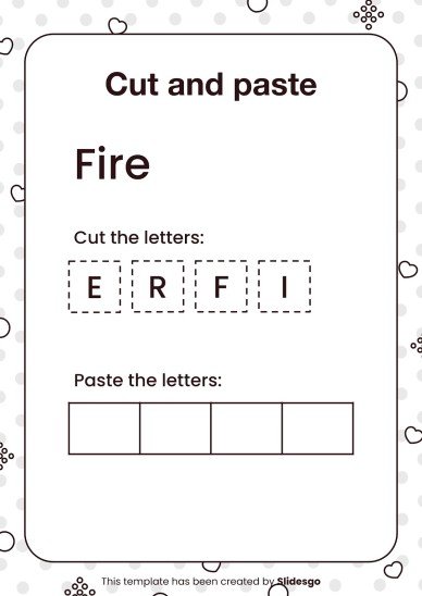 Printable Dyslexia Worksheets for Pre-K presentation template 