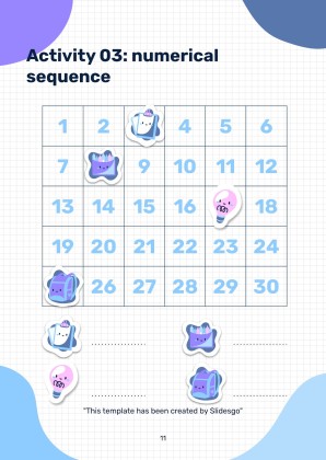 Printable Dyscalculia Worksheets for Pre-K presentation template 