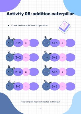 Printable Dyscalculia Worksheets for Pre-K presentation template 