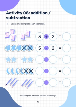 Printable Dyscalculia Worksheets for Pre-K presentation template 