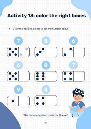 Printable Dyscalculia Worksheets for Pre-K presentation template 