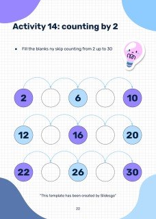 Printable Dyscalculia Worksheets for Pre-K presentation template 