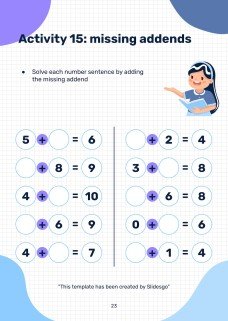 Printable Dyscalculia Worksheets for Pre-K presentation template 
