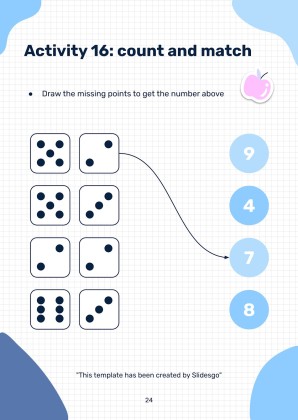 Printable Dyscalculia Worksheets for Pre-K presentation template 