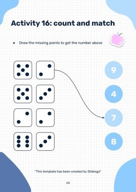 Printable Dyscalculia Worksheets for Pre-K presentation template 