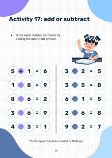 Printable Dyscalculia Worksheets for Pre-K presentation template 
