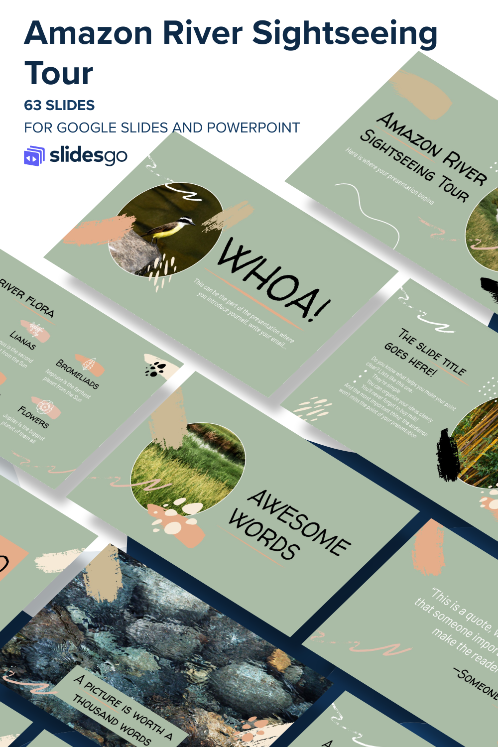 Amazon River Sightseeing Tour | Google Slides & PPT
