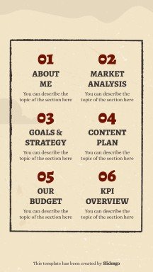 Instagram-Posts aus dem Wilder Westen Präsentationsvorlage