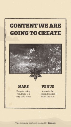 Instagram-Posts aus dem Wilder Westen Präsentationsvorlage