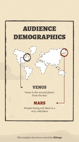 Instagram-Posts aus dem Wilder Westen Präsentationsvorlage
