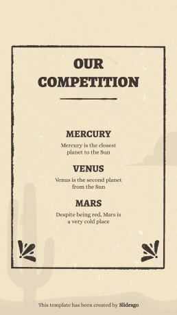 Instagram-Posts aus dem Wilder Westen Präsentationsvorlage