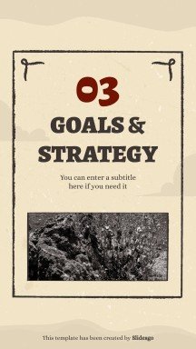 Instagram-Posts aus dem Wilder Westen Präsentationsvorlage