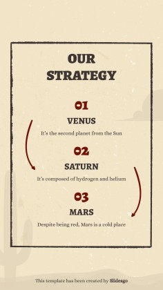 Instagram-Posts aus dem Wilder Westen Präsentationsvorlage