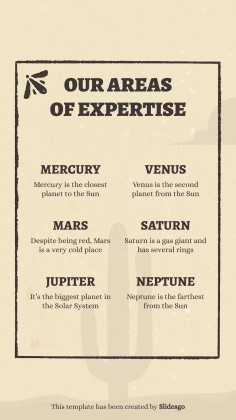 Instagram-Posts aus dem Wilder Westen Präsentationsvorlage