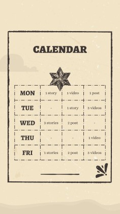 Instagram-Posts aus dem Wilder Westen Präsentationsvorlage