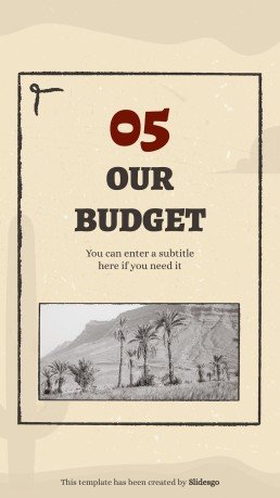 Instagram-Posts aus dem Wilder Westen Präsentationsvorlage