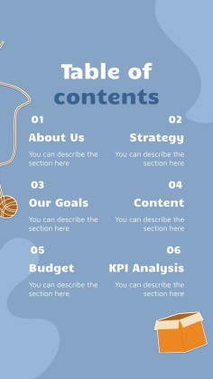 Instagram-Posts über Katzen für das Marketing Präsentationsvorlage