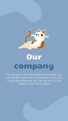 Instagram-Posts über Katzen für das Marketing Präsentationsvorlage