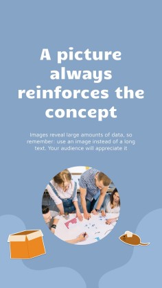 Instagram-Posts über Katzen für das Marketing Präsentationsvorlage