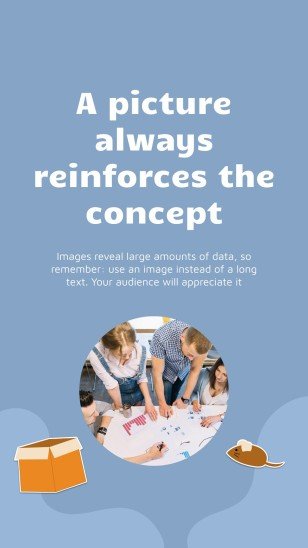 Instagram-Posts über Katzen für das Marketing Präsentationsvorlage