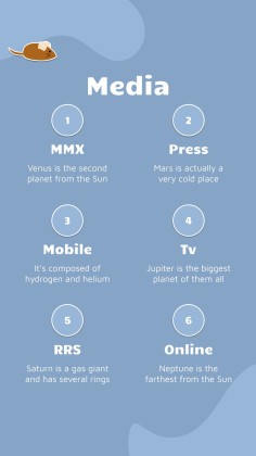 Instagram-Posts über Katzen für das Marketing Präsentationsvorlage