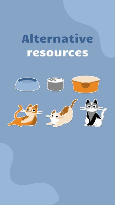 Instagram-Posts über Katzen für das Marketing Präsentationsvorlage