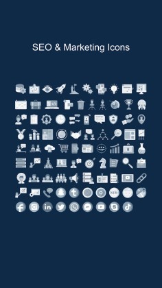 Instagram-Posts über Katzen für das Marketing Präsentationsvorlage