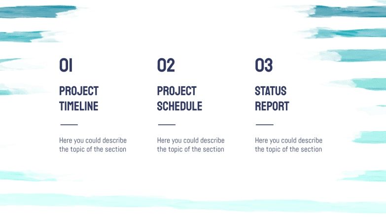 Watercolor Meeting Google Slides Theme & PowerPoint Template