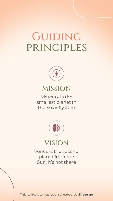 Clean Energy IG Square Posts presentation template 