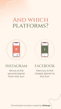 Clean Energy IG Square Posts presentation template 
