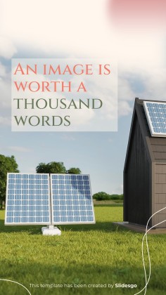 Clean Energy IG Square Posts presentation template 