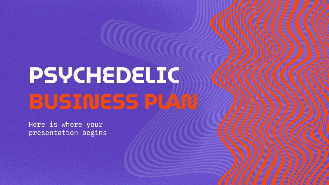 Psychedelic Business Plan Google Slides and PowerPoint