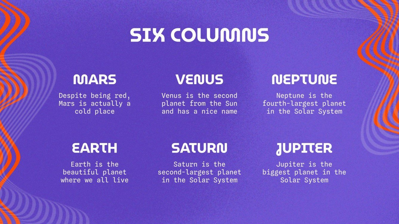 Psychedelic Business Plan Google Slides and PowerPoint