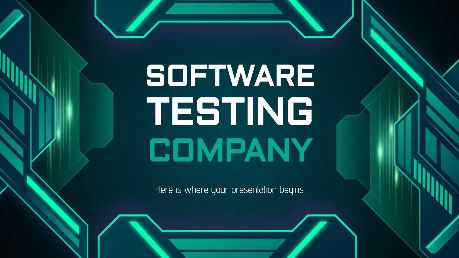 Software Testing Company presentation template 