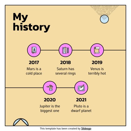 망가 아티스트 프로필 소셜 미디어 프레젠테이션 템플릿