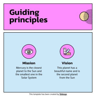 망가 아티스트 프로필 소셜 미디어 프레젠테이션 템플릿