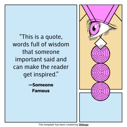 망가 아티스트 프로필 소셜 미디어 프레젠테이션 템플릿