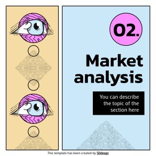 망가 아티스트 프로필 소셜 미디어 프레젠테이션 템플릿