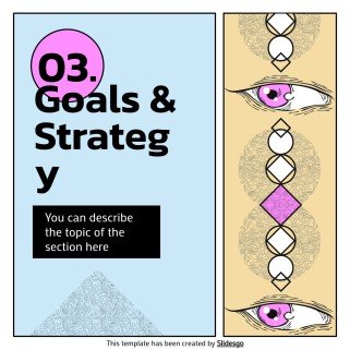 망가 아티스트 프로필 소셜 미디어 프레젠테이션 템플릿