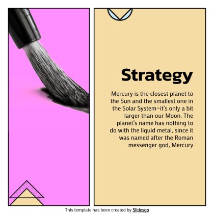 망가 아티스트 프로필 소셜 미디어 프레젠테이션 템플릿