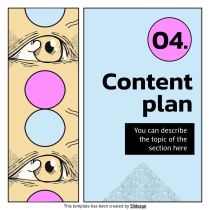 망가 아티스트 프로필 소셜 미디어 프레젠테이션 템플릿