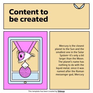 망가 아티스트 프로필 소셜 미디어 프레젠테이션 템플릿