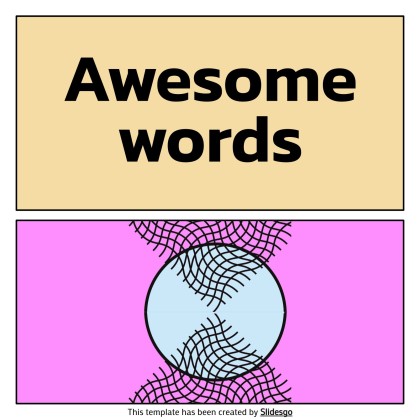 망가 아티스트 프로필 소셜 미디어 프레젠테이션 템플릿