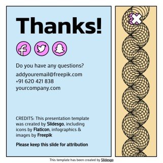 망가 아티스트 프로필 소셜 미디어 프레젠테이션 템플릿