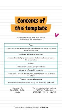 Online Notebook IG Post for Social Media presentation template 